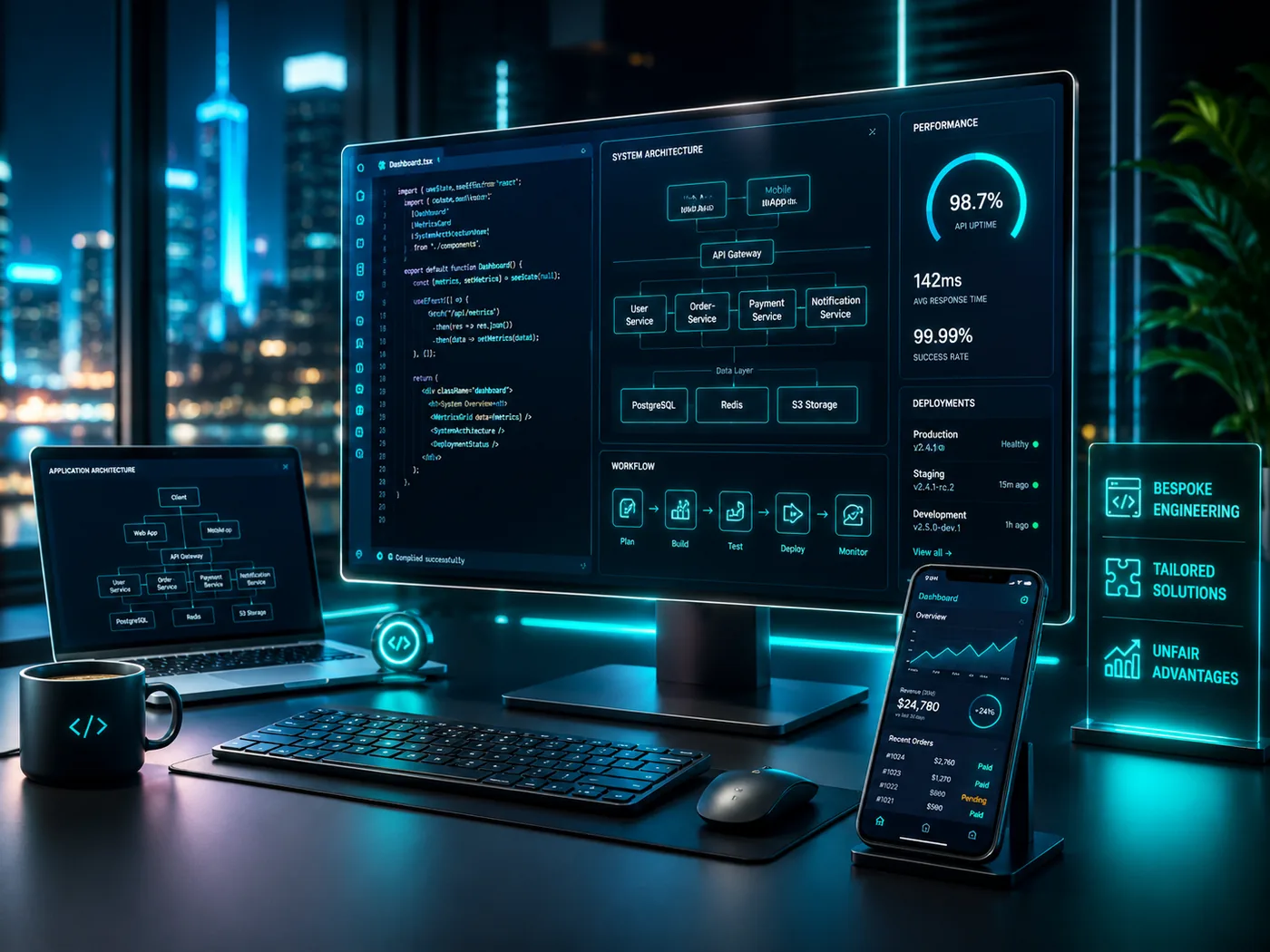 High-performance code stack