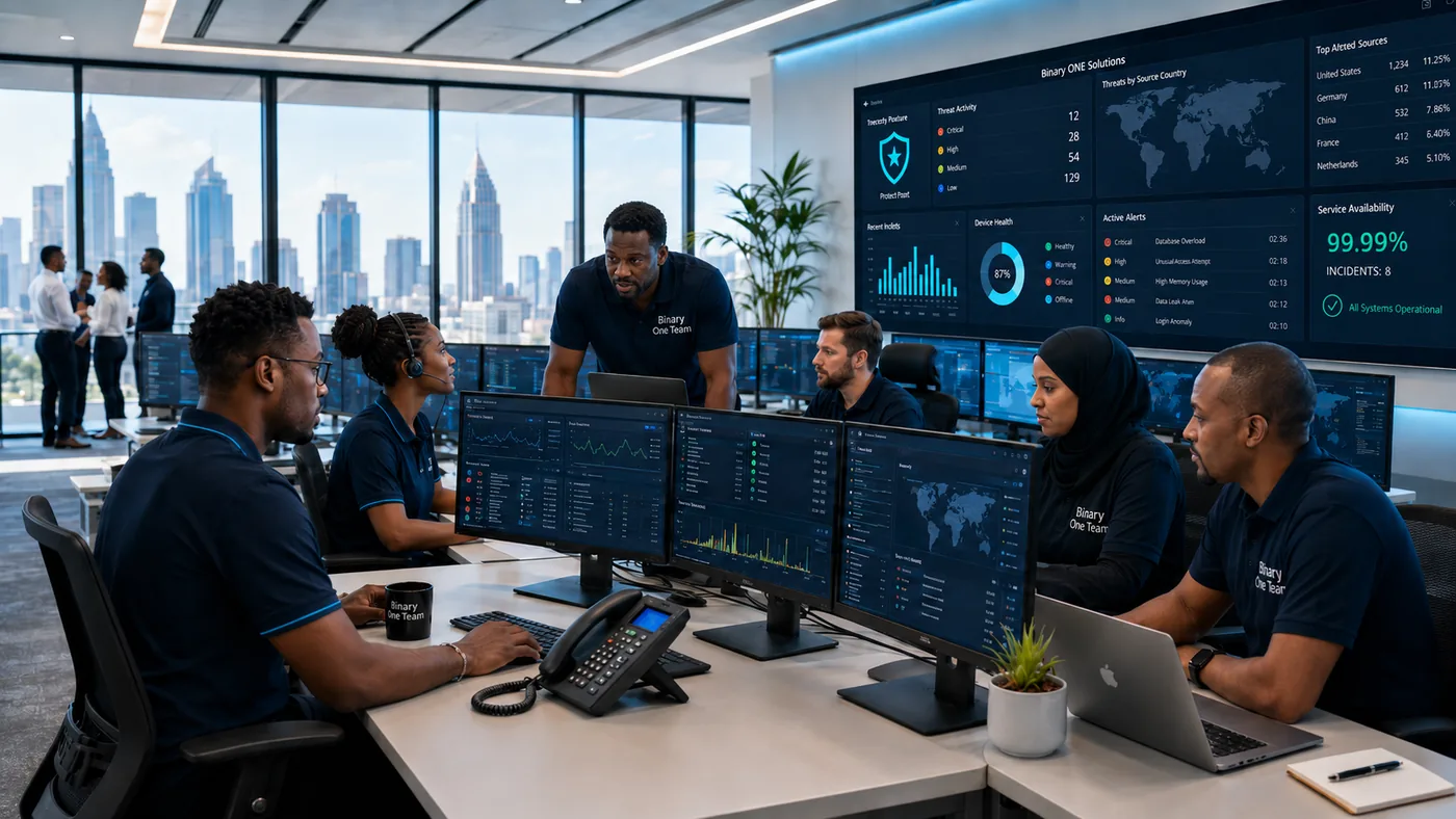 Managed IT operations environment